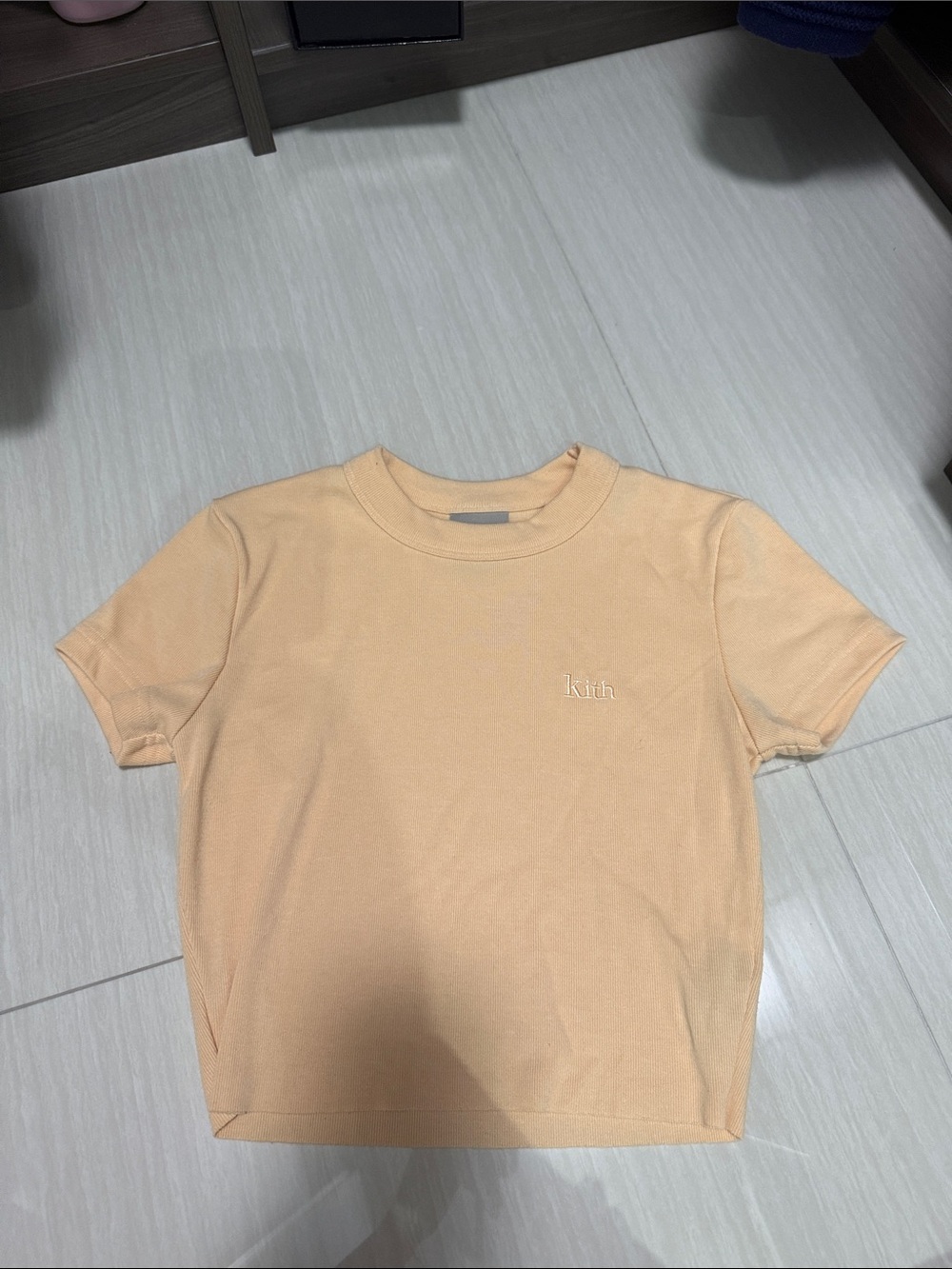 Kith Peach Short Sleeve Crewneck Tee